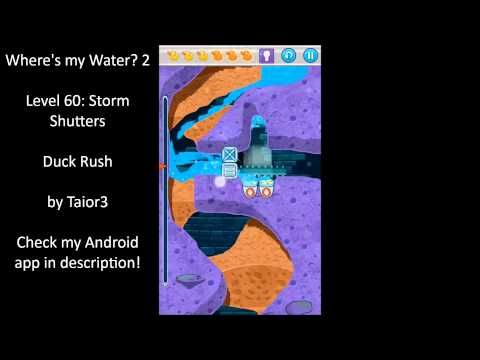 Video guide by Taior3 Studios: Where's My Water? Level 60 #wheresmywater