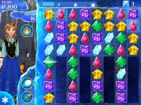 Video guide by EpiC IphonE gAmeZ: Frozen Free Fall 3 stars level 37 #frozenfreefall
