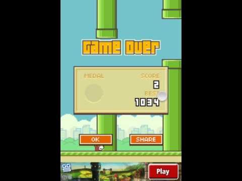 Video guide by Jeremy Wishengrad: Flappy Bird Level  1034 #flappybird