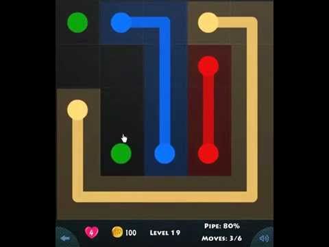 Video guide by SAID BOUTSMOUMT: Flow Game Level 19 #flowgame
