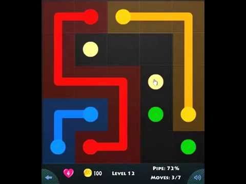 Video guide by SAID BOUTSMOUMT: Flow Game Level 12 #flowgame