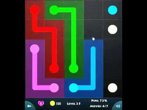 Video guide by SAID BOUTSMOUMT: Flow Game Level 25 #flowgame