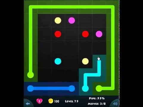 Video guide by Are You Stuck: Flow Game Level 75 #flowgame
