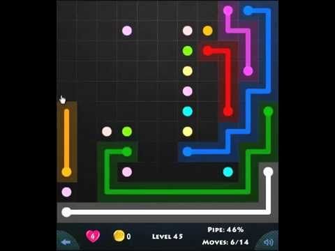 Video guide by Are You Stuck: Flow Game Level 45 #flowgame