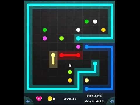 Video guide by Are You Stuck: Flow Game Level 43 #flowgame