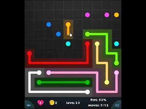 Video guide by Are You Stuck: Flow Game Level 23 #flowgame