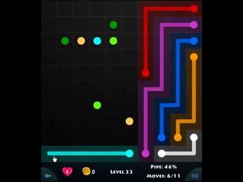 Video guide by Are You Stuck: Flow Game Level 22 #flowgame