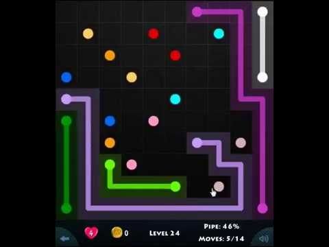 Video guide by Are You Stuck: Flow Game Level 24 #flowgame