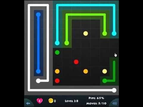 Video guide by Are You Stuck: Flow Game Level 28 #flowgame