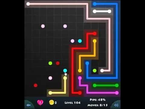 Video guide by Are You Stuck: Flow Game Level 104 #flowgame