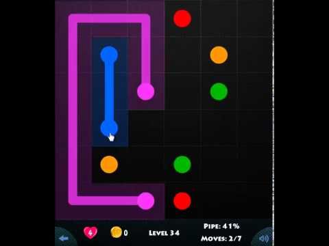 Video guide by Are You Stuck: Flow Game Level 34 #flowgame