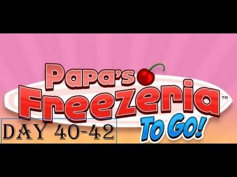 Video guide by Popickdra: Papa's Freezeria To Go Levels 40-42 #papasfreezeriato