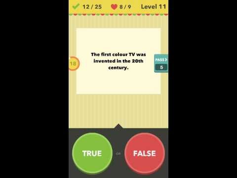 Video guide by Fun Game Tips: True or False Level 11 #trueorfalse