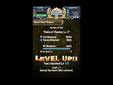 Video guide by S34Mii: Brave Frontier Level 100 #bravefrontier