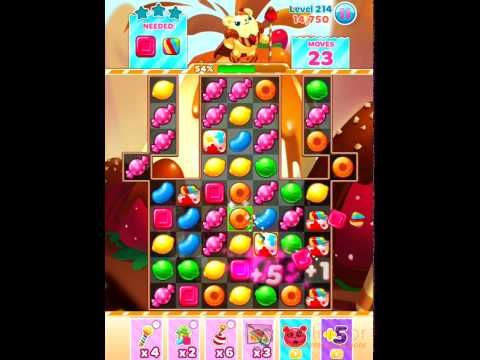 Video guide by GameWalkDotNet: Candy Blast Mania Level 214 #candyblastmania