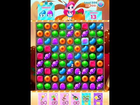 Video guide by GameWalkDotNet: Candy Blast Mania Level 208 #candyblastmania