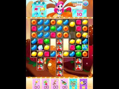 Video guide by GameWalkDotNet: Candy Blast Mania Level 206 #candyblastmania