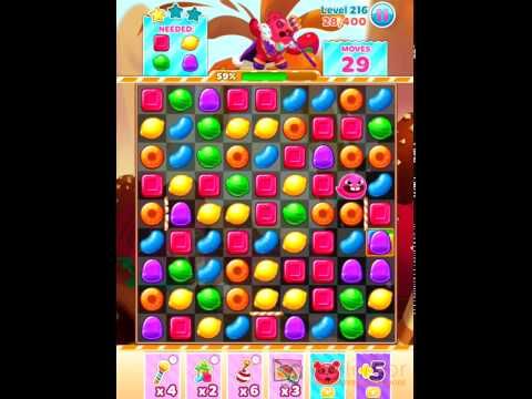 Video guide by GameWalkDotNet: Candy Blast Mania Level 216 #candyblastmania