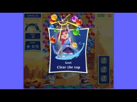 Video guide by the Blogging Witches: Bubble Witch Saga 2 Level 15 #bubblewitchsaga