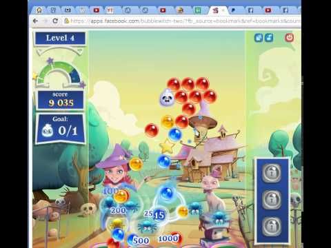 Video guide by the Blogging Witches: Bubble Witch Saga 2 Level 4 #bubblewitchsaga