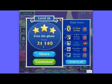 Video guide by the Blogging Witches: Bubble Witch Saga 2 Level 28 #bubblewitchsaga