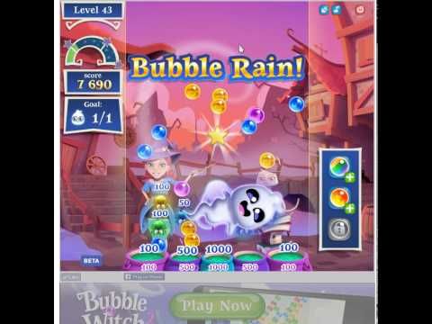 Video guide by the Blogging Witches: Bubble Witch Saga 2 Level 43 #bubblewitchsaga