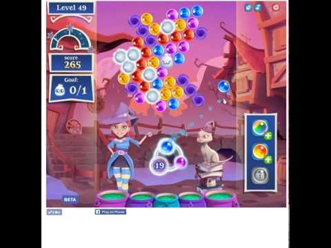 Video guide by the Blogging Witches: Bubble Witch Saga 2 Level 49 #bubblewitchsaga
