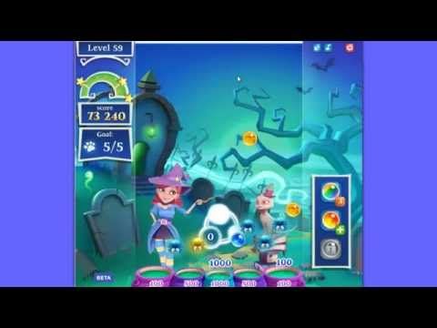 Video guide by the Blogging Witches: Bubble Witch Saga 2 Level 59 #bubblewitchsaga