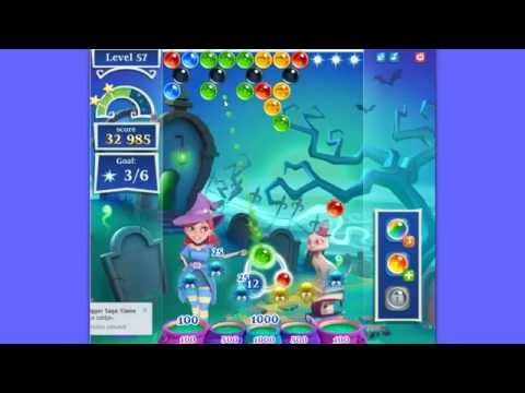 Video guide by the Blogging Witches: Bubble Witch Saga 2 Level 57 #bubblewitchsaga