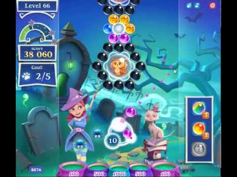Video guide by skillgaming: Bubble Witch Saga 2 Level 66 #bubblewitchsaga