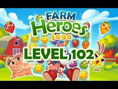 Video guide by AppTipper: Farm Heroes Saga Level 102 #farmheroessaga