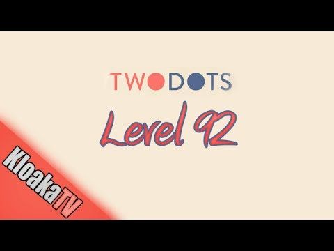 Video guide by KloakaTV: TwoDots Level 92 #twodots