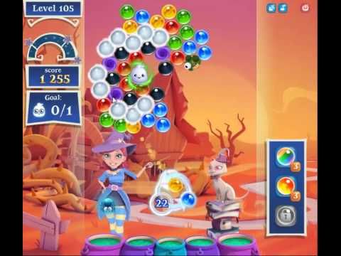 Video guide by skillgaming: Bubble Witch Saga 2 Level 105 #bubblewitchsaga