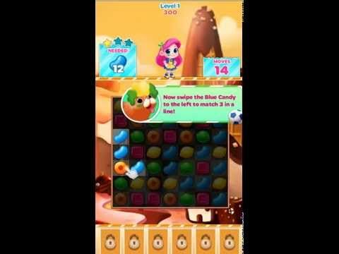 Video guide by gametak: Candy Blast Mania: World Games Level 1 #candyblastmania