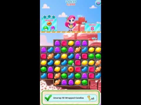 Video guide by gametak: Candy Blast Mania: World Games Level 37 #candyblastmania