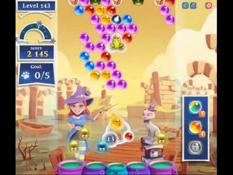 Video guide by skillgaming: Bubble Witch Saga 2 Level 143 #bubblewitchsaga