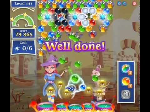 Video guide by skillgaming: Bubble Witch Saga 2 Level 144 #bubblewitchsaga
