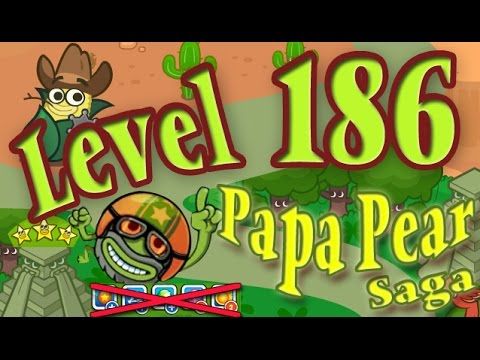 Video guide by 234: Papa Pear Saga Level 186 #papapearsaga