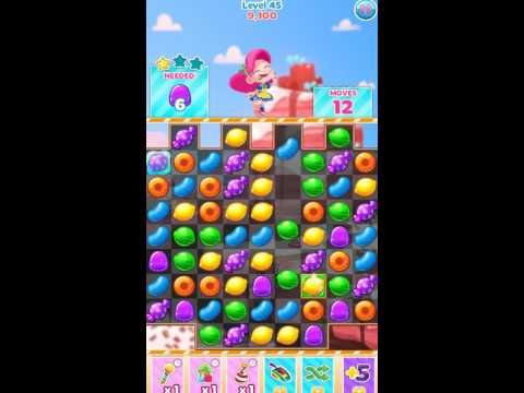 Video guide by Mobile Boom: Candy Blast Mania: World Games Level 45 #candyblastmania
