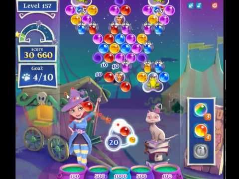 Video guide by skillgaming: Bubble Witch Saga 2 Level 157 #bubblewitchsaga