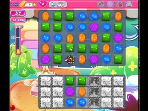 Video guide by skillgaming: Candy Crush Saga Level 649 #candycrushsaga