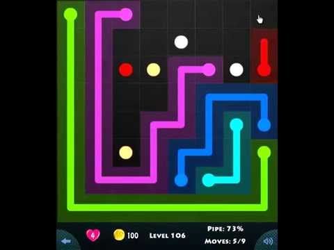 Video guide by Are You Stuck: Flow Game Level 106 #flowgame