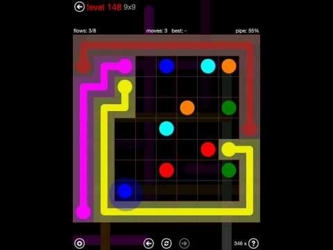 Video guide by iOS-Help: Flow Free 9x9 level 148 #flowfree