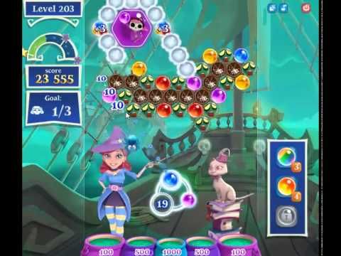 Video guide by skillgaming: Bubble Witch Saga 2 Level 203 #bubblewitchsaga