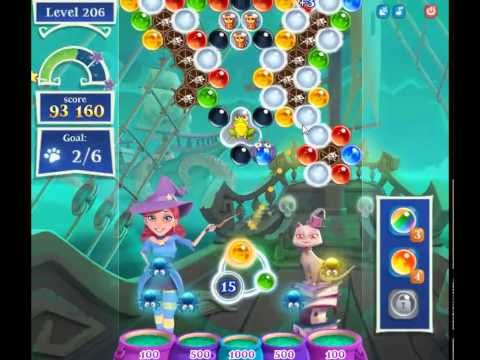 Video guide by skillgaming: Bubble Witch Saga 2 Level 206 #bubblewitchsaga