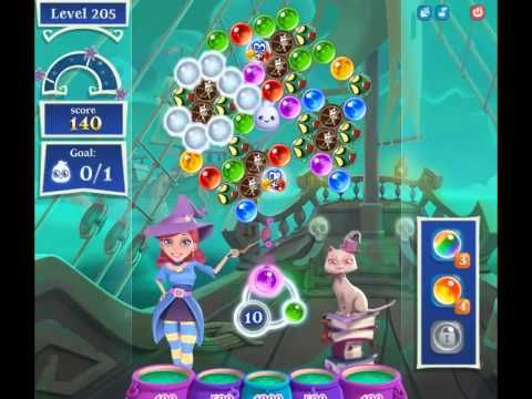Video guide by skillgaming: Bubble Witch Saga 2 Level 205 #bubblewitchsaga
