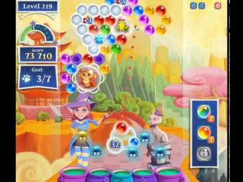 Video guide by skillgaming: Bubble Witch Saga 2 Level 219 #bubblewitchsaga