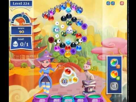 Video guide by skillgaming: Bubble Witch Saga 2 Level 224 #bubblewitchsaga