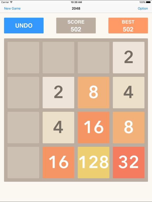 2048 Backwards Number Puzzle Game HD