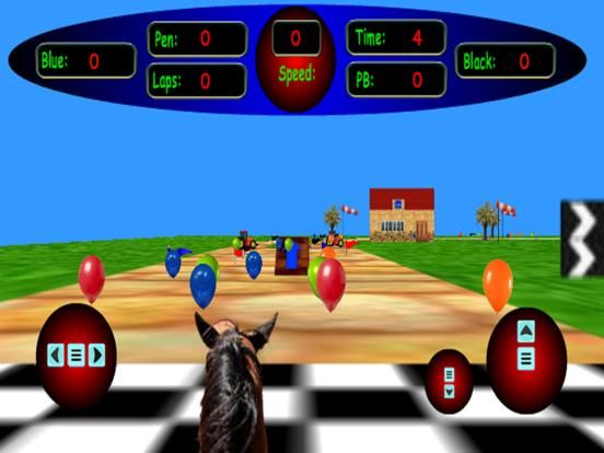 3D Horse Racing game screenshot